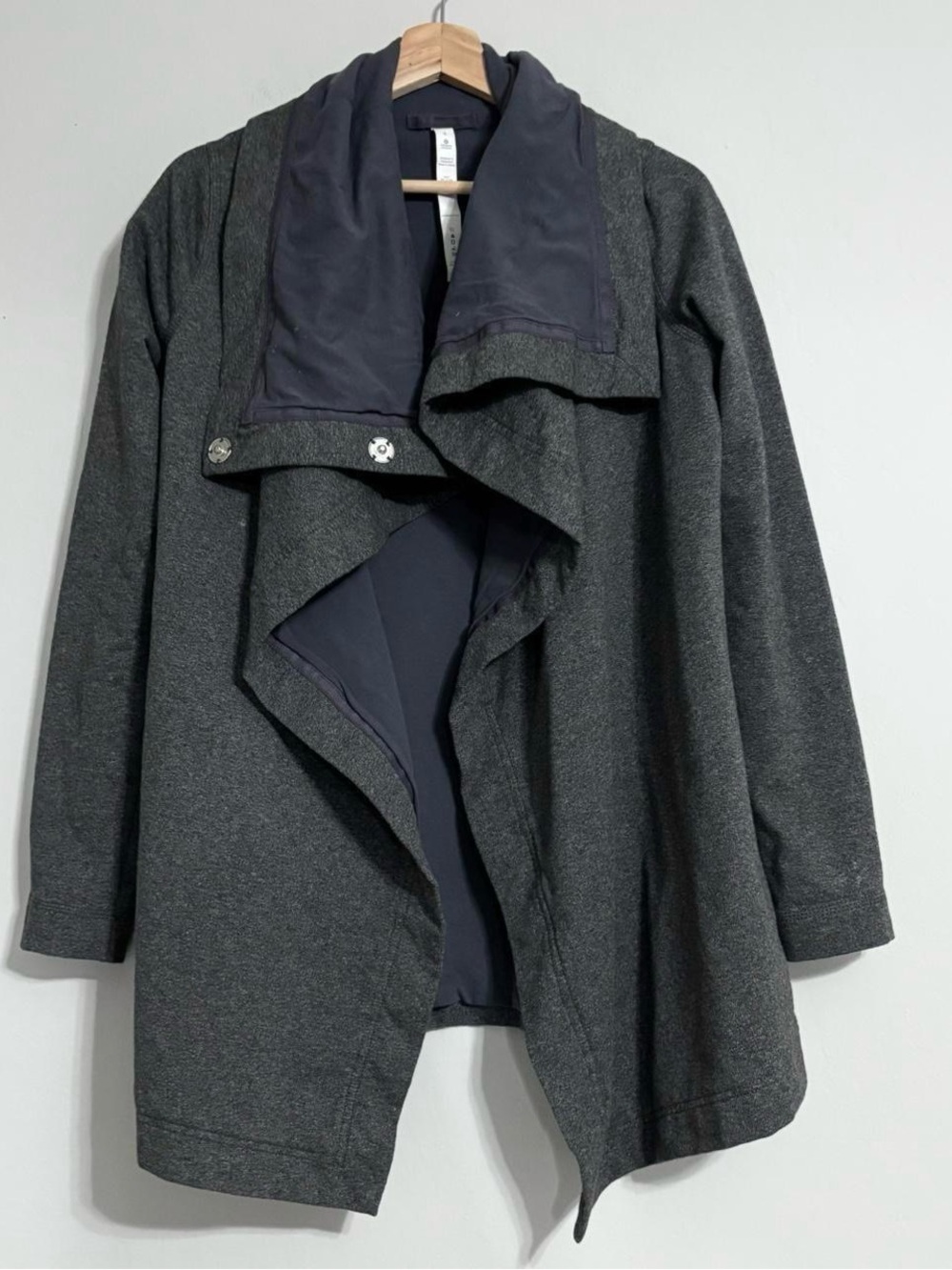 Lululemon Oversized Dark Grey Flowy Cardigan